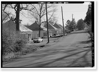 Historic Framed Print, Worker Houses, 1500 Block Minnesota Avenue, Bessemer vicinity, Jefferson County, AL,  17-7/8" x 21-7/8"