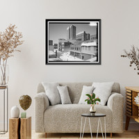 Historic Framed Print, Morris Avenue Warehouse District, 2000-2400 blocks of Morris Avenue & 2100-2500 bloc, Birmingham, Jefferson County, AL,  17-7/8" x 21-7/8"
