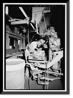 Historic Framed Print, Lawler Machine & Foundry Company, Molding Area, 760 North Forty-fourth Street, Birmingham, Jefferson County, AL - 5,  17-7/8" x 21-7/8"