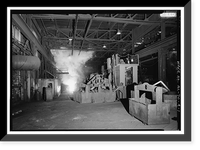 McWane Cast Iron Pipe Company, Pipe Casting Area, 1201 Vanderbilt Road, Birmingham, Jefferson County, AL, Antique Poster