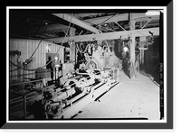 McWane Cast Iron Pipe Company, Pipe Casting Area, 1201 Vanderbilt Road, Birmingham, Jefferson County, AL - 13 Classic, Vintage Poster
