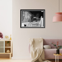 Historic Framed Print, Central Iron Foundry, Hot Strip Mill Building, 1700 Holt Road, Holt, Tuscaloosa County, AL - 3,  17-7/8" x 21-7/8"