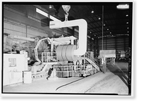 Historic Framed Print, Central Iron Foundry, Hot Strip Mill Building, 1700 Holt Road, Holt, Tuscaloosa County, AL - 7,  17-7/8" x 21-7/8"