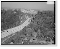 Red Mountain Cut National Natural Landmark, U.S. 280 at Red Mountain, Birmingham, Jefferson County, AL, Antique Poster