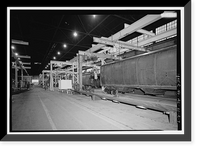 Historic Framed Print, Pullman Standard Company Plant, Fabrication Assembly Shop, 401 North Twenty-fourth Street, Bessemer, Jefferson County, AL - 7,  17-7/8" x 21-7/8"