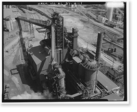 U.S. Steel, Fairfield Works, Blast Furnace No. 8, North of Valley Road, West of Ensley-Pleasant Grov, Fairfield, Jefferson County, AL, Historic Reproduction