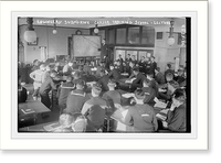 Historic Framed Print, Engineers' sub. Chaser training school .  lecture,  17-7/8" x 21-7/8"