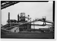 U.S. Steel, Fairfield Works, Blast Furnace No. 8, North of Valley Road, West of Ensley-Pleasant Grov, Fairfield, Jefferson County, AL - 3, Antique Wall Art