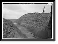 Historic Framed Print, Drummond Coal Company Cedrum Mine, 8750 Pit, County Road 124, Townley, Walker County, AL - 2,  17-7/8" x 21-7/8"