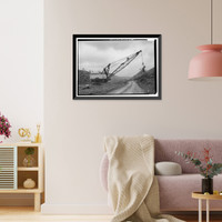 Historic Framed Print, Drummond Coal Company Cedrum Mine, 8750 Pit, County Road 124, Townley, Walker County, AL - 4,  17-7/8" x 21-7/8"