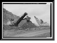 Historic Framed Print, Drummond Coal Company Cedrum Mine, 8750 Pit, County Road 124, Townley, Walker County, AL - 6,  17-7/8" x 21-7/8"