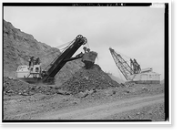 Historic Framed Print, Drummond Coal Company Cedrum Mine, 8750 Pit, County Road 124, Townley, Walker County, AL - 6,  17-7/8" x 21-7/8"