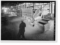 Stockham Pipe & Fittings Company, Malleable Annealing Building, 4000 Tenth Avenue North, Birmingham, Jefferson County, AL, Historic Print
