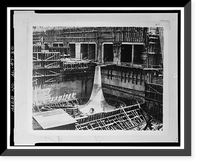 Wilson Dam & Hydroelectric Plant, Spanning Tennessee River at Wilson Dam Road (Route, Muscle Shoals, Colbert County, AL - 30, Vintage Print