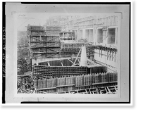Wilson Dam & Hydroelectric Plant, Spanning Tennessee River at Wilson Dam Road (Route, Muscle Shoals, Colbert County, AL - 31 Classic, Vintage Print