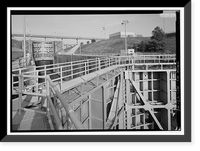 Wilson Dam & Hydroelectric Plant, Spanning Tennessee River at Wilson Dam Road (Route, Muscle Shoals, Colbert County, AL - 46, Vintage Print