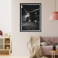 Historic Framed Print, Southern Ductile Casting Company, Casting, 2217 Carolina Avenue, Bessemer, Jefferson County, AL,  17-7/8" x 21-7/8"