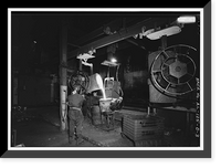 Historic Framed Print, Southern Ductile Casting Company, Casting, 2217 Carolina Avenue, Bessemer, Jefferson County, AL - 3,  17-7/8" x 21-7/8"