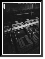 Historic Framed Print, Southern Ductile Casting Company, Casting, 2217 Carolina Avenue, Bessemer, Jefferson County, AL - 6,  17-7/8" x 21-7/8"