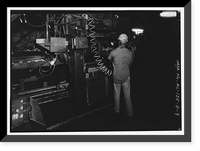 Historic Framed Print, Southern Ductile Casting Company, Casting, 2217 Carolina Avenue, Bessemer, Jefferson County, AL - 9,  17-7/8" x 21-7/8"