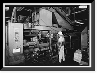 Historic Framed Print, Southern Ductile Casting Company, Casting, 2217 Carolina Avenue, Bessemer, Jefferson County, AL - 15,  17-7/8" x 21-7/8"