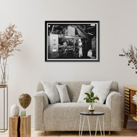 Historic Framed Print, Southern Ductile Casting Company, Casting, 2217 Carolina Avenue, Bessemer, Jefferson County, AL - 15,  17-7/8" x 21-7/8"