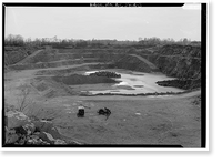 Wade Sand & Gravel Company, North Quarry, State Highway 78, Thomas, Jefferson County, AL - 3, Vintage Print