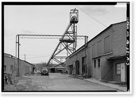 Pyne Red Ore Mine, Headframe, State Route 150, Bessemer, Jefferson County, AL - 3 Classic, Historic Reproduction