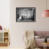 Historic Framed Print, United States Pipe & Foundry Company Plant, Melting & Treatment Areas, 2023 St. Louis Avenue at I-20/59, Bessemer, Jefferson County, AL - 2,  17-7/8" x 21-7/8"