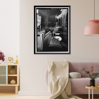 Historic Framed Print, United States Pipe & Foundry Company Plant, Melting & Treatment Areas, 2023 St. Louis Avenue at I-20/59, Bessemer, Jefferson County, AL - 3,  17-7/8" x 21-7/8"