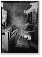 Historic Framed Print, United States Pipe & Foundry Company Plant, Melting & Treatment Areas, 2023 St. Louis Avenue at I-20/59, Bessemer, Jefferson County, AL - 4,  17-7/8" x 21-7/8"