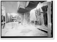 Historic Framed Print, United States Pipe & Foundry Company Plant, Melting & Treatment Areas, 2023 St. Louis Avenue at I-20/59, Bessemer, Jefferson County, AL - 7,  17-7/8" x 21-7/8"