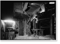 Historic Framed Print, United States Pipe & Foundry Company Plant, Melting & Treatment Areas, 2023 St. Louis Avenue at I-20/59, Bessemer, Jefferson County, AL - 7,  17-7/8" x 21-7/8"