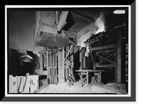 Historic Framed Print, United States Pipe & Foundry Company Plant, Melting & Treatment Areas, 2023 St. Louis Avenue at I-20/59, Bessemer, Jefferson County, AL - 8,  17-7/8" x 21-7/8"