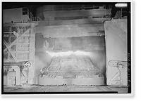 U.S. Steel, Fairfield Works, Q-Bop Furnace, North of Valley Road & West of Ensley, Pleasant Gr, Fairfield, Jefferson County, AL - 12, Vintage Print