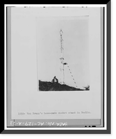 Marshall Space Flight Center, Redstone Rocket (Missile) Test Stand, Dodd Road, Huntsville vicinity, Madison County, AL - 23, Vintage Poster