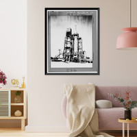 Marshall Space Flight Center, Redstone Rocket (Missile) Test Stand, Dodd Road, Huntsville vicinity, Madison County, AL - 39 Classic, Antique Poster