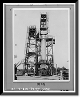 Marshall Space Flight Center, Redstone Rocket (Missile) Test Stand, Dodd Road, Huntsville vicinity, Madison County, AL - 40, Antique Poster
