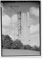 Historic Framed Print, Marshall Space Flight Center, Saturn V Dynamic Test Facility, East Test Area, Huntsville vicinity, Madison County, AL,  17-7/8" x 21-7/8"
