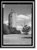 Historic Framed Print, Marshall Space Flight Center, Saturn V Dynamic Test Facility, East Test Area, Huntsville vicinity, Madison County, AL,  17-7/8" x 21-7/8"
