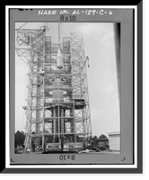 Historic Framed Print, Marshall Space Flight Center, Saturn V Dynamic Test Facility, East Test Area, Huntsville vicinity, Madison County, AL - 3,  17-7/8" x 21-7/8"