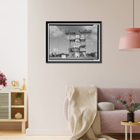 Historic Framed Print, Marshall Space Flight Center, Saturn Propulsion & Structural Test Facility, East Test Area, Huntsville vicinity, Madison County, AL,  17-7/8" x 21-7/8"