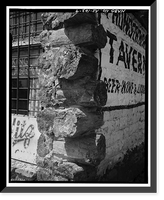 Historic Framed Print, Petrified Log Station, 503 Apache Drive, Holbrook, Navajo County, AZ - 9,  17-7/8" x 21-7/8"