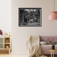 Historic Framed Print, Lowell Observatory, Slipher Building, 1400 West Mars Road, Flagstaff, Coconino County, AZ - 7,  17-7/8" x 21-7/8"