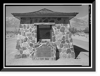 Manzanar War Relocation Center, Military Police Post, Independence vicinity, Inyo County, CA - 3, Antique Wall Art