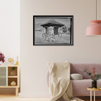 Manzanar War Relocation Center, Internal Police Post, Independence vicinity, Inyo County, CA - 2, Historic Print