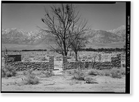 Manzanar War Relocation Center, Rock House, Independence vicinity, Inyo County, CA - 2, Vintage Poster