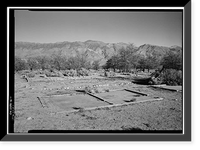 Manzanar War Relocation Center, Chicken Ranch, Independence vicinity, Inyo County, CA, Historic Print