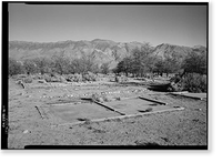 Manzanar War Relocation Center, Chicken Ranch, Independence vicinity, Inyo County, CA, Historic Print