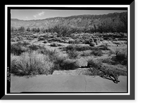 Historic Framed Print, Manzanar War Relocation Center, Hospital, Independence vicinity, Inyo County, CA - 2,  17-7/8" x 21-7/8"